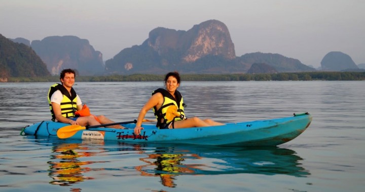 Kayak en Ao Thalane…
